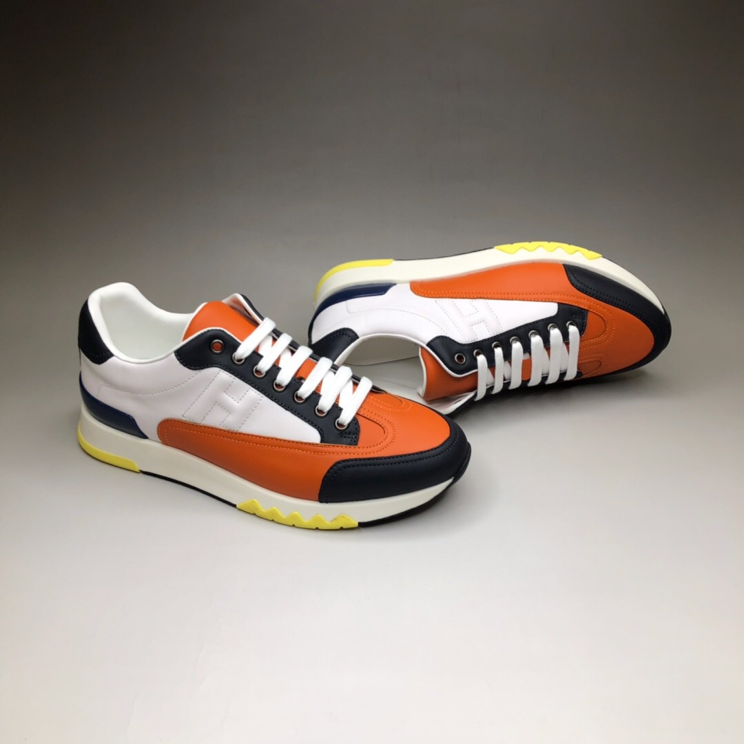 HERMES 에르메스 트레일 스니커 수입 소가죽 Trail sneaker H192519ZH60420