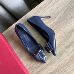 FERRAGAMO 페레가모 더블 보우 펌프스 01P337 714607